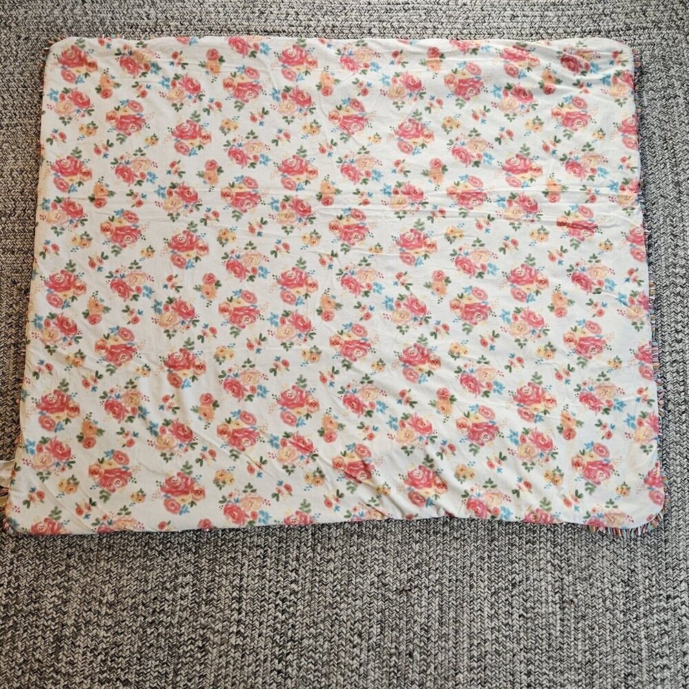 Matilda Jane AS I GROW Blanket Floral Pink Ruffles BABY MONTH PICTURES EUC 60x50 - Picture 10 of 11